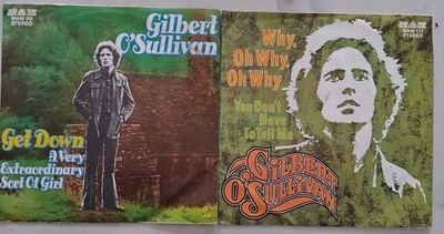 Gilbert O'Sullivan - Get Down/Why, Oh Why, Oh Why (1973 German Imports) VG+/VG