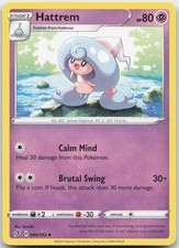 HATTREM 084/192 UC REBEL CLASH POKEMON NEAR MINT