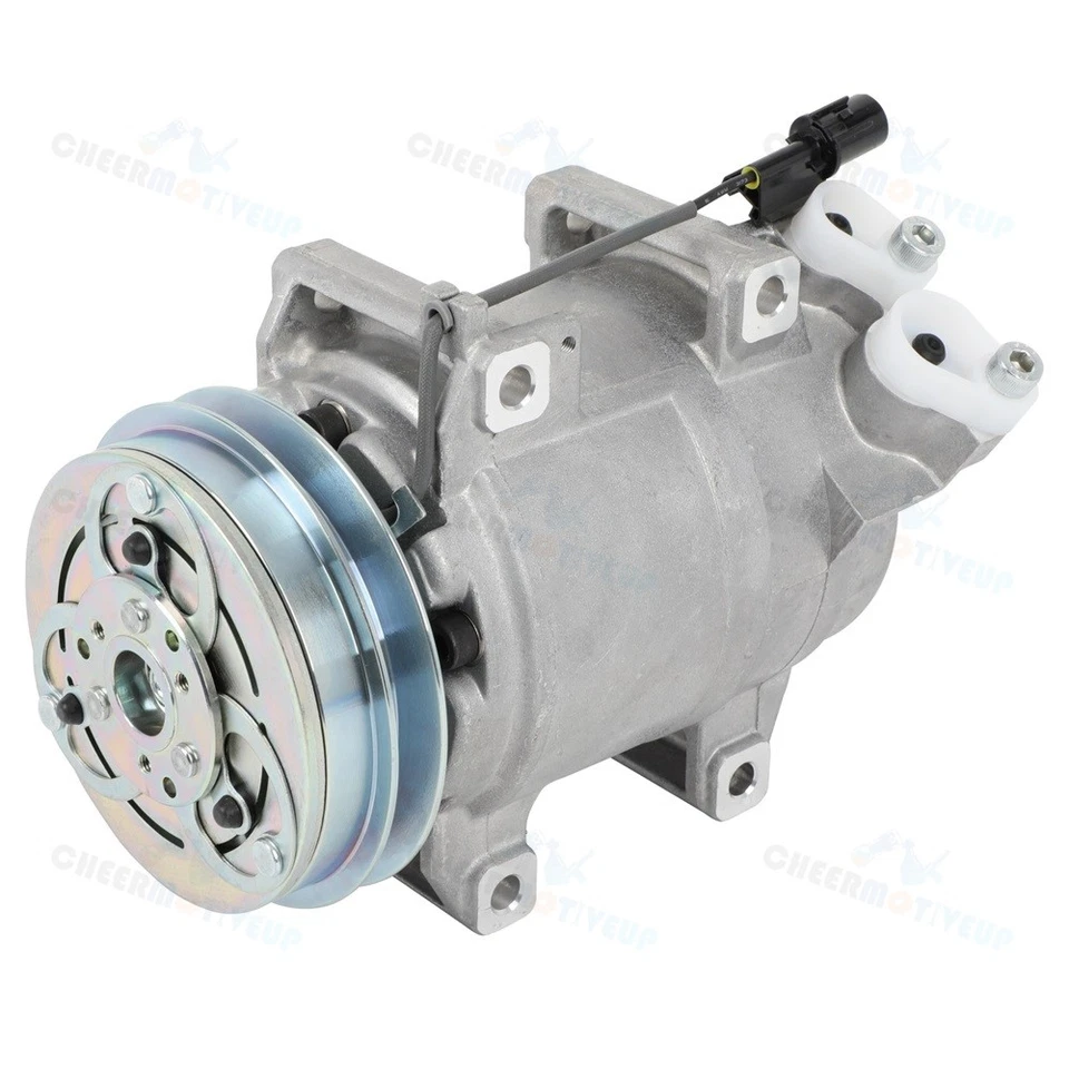 Compresor de aire acondicionado con embrague para Mitsubishi L200 2008-2015 2,4 L 2,5 L Foto 3 de 4