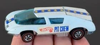 Vintage Hot Wheels Redline 1971 White Enamel Pit Crew Car - Quality Example!