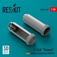 F-14A 'Tomcat' Open Exhaust Nozzles (Gwh) / 1:48