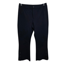 NWT Cabi 6043 Keen Kick Flare Pants Classic Navy Blue Size 8 Nautical