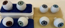 4 Pair Of 16mm Acrylic Round Doll Eyes - 4 Colors