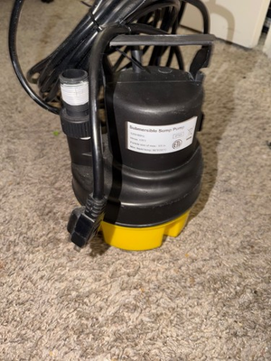 #ad submersible sump pump used for basement draining and pool draining $29.99