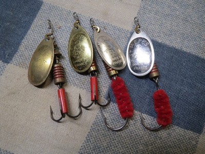 4 Mepps Aglia Size 3 Spinners