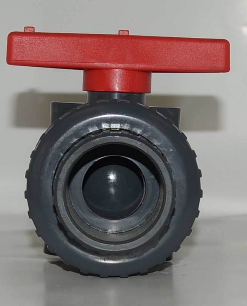 American Granby Inc ITUV 125SE 1 1/4 Inch PVC Blocked True Union Ball Valve