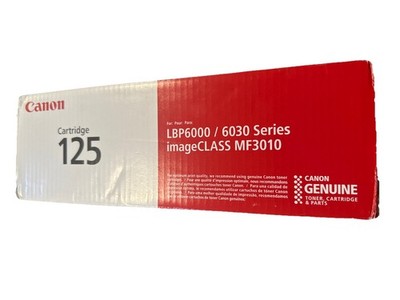 New  Genuine Canon 125 Cartridge Toner For LBP6000 / 6030 & imageCLASS Black