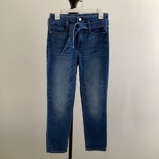 White House Black Market The Slim Crop Blue Denim Pants Size 4