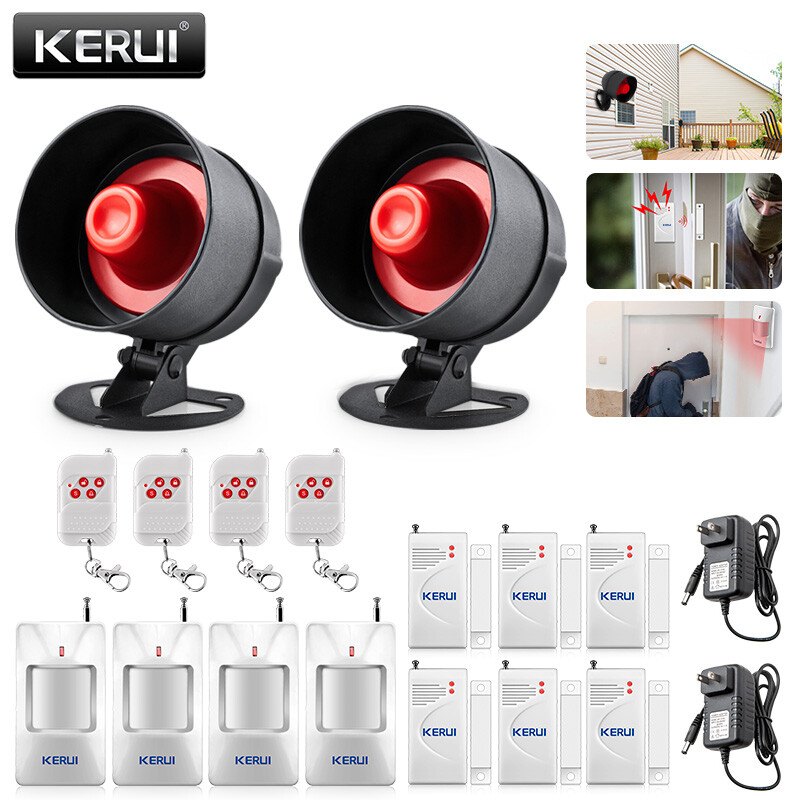 Kerui Wireless Alarm System House Home Burglar Siren Alert Security Door Sensor
