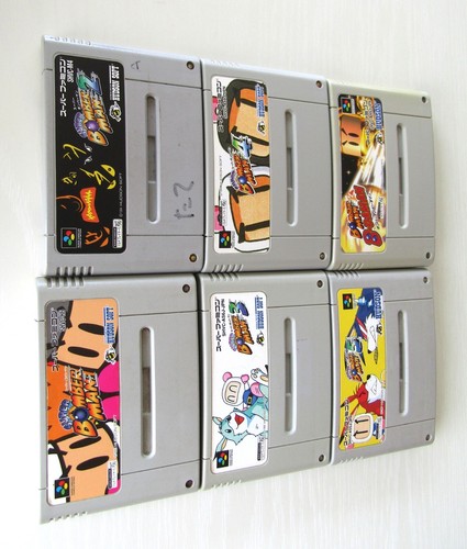 Bomberman 1 2 3 4 5 Panic Bomber W Set Super Famico Nintendo SFC SNES Japan - Picture 22 of 24