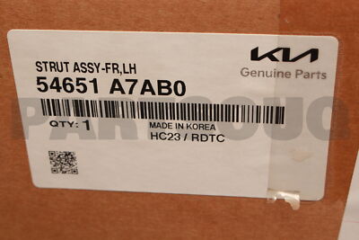 54651A7AB0 Genuine Hyundai / KIA STRUTASSY-FRLH | eBay