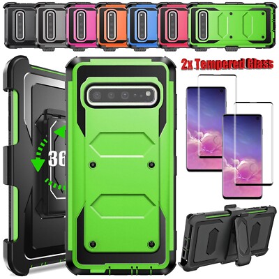Case For Samsung Galaxy S10+/S10e/S10/ 5G, Clip Stand Cover w