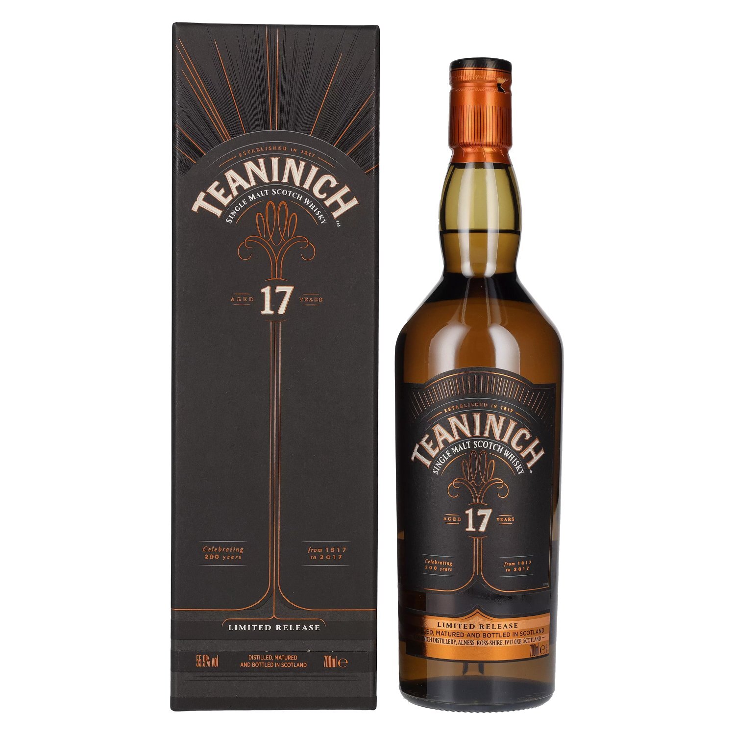 Teaninich 17 Years Old Single Malt Scotch Whisky Limited Release 2017