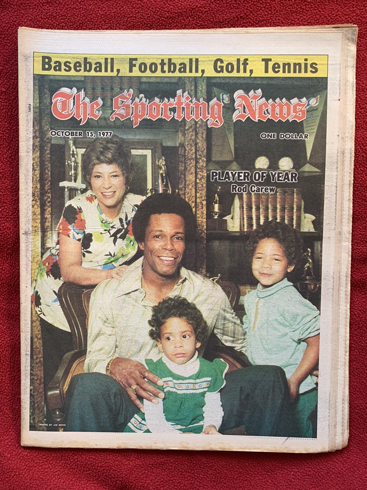 1977 Rod Carew Minnesota Twins The Sporting News Vintage Baseball newspaper MLB