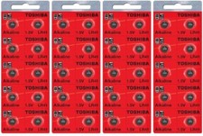 LR41 / AG3 Toshiba 1.5V Alkaline Pack Of 40 Button Cell Batteries EXP 2024