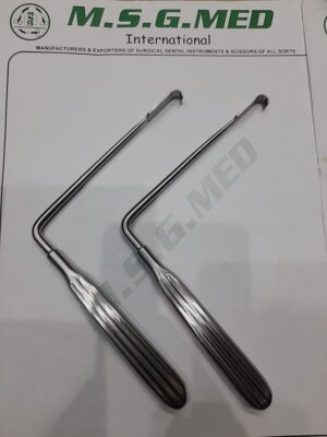Maxillofacial Plastic Scoville Laminectomy Nerve Root Retractor Steel 2PCS Set