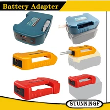 USB Charger Adapter for Makita for Milwaukee 18V Li-ion Battery with Type-C USB