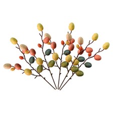 5 Branches Easter Egg Picks for Floral Arrangements Decorations Baby Child