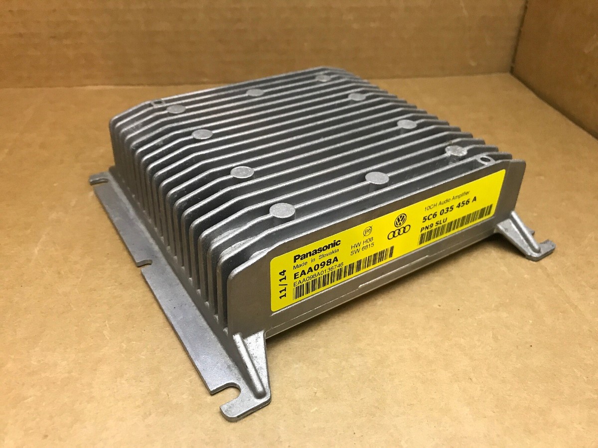 12-15 VW PASSAT JETTA GLI BEETLE PANASONIC 10CH AUDIO AMP AMPLIFER