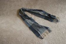 Cejon Scarf Check Navy/Gray Sz 63’’x11’’ 