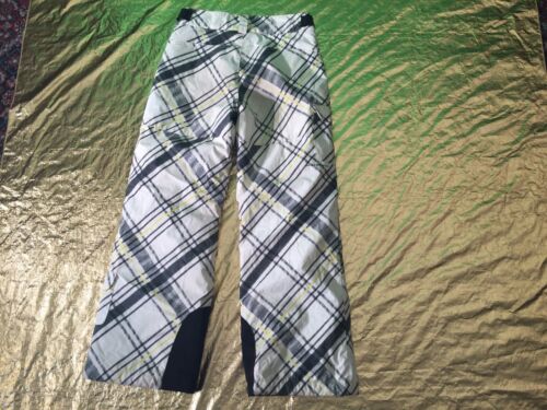 Columbia Ski Pants Girl Size 11/12 Pre-Owned Yellow, Grey & White  - Picture 1 of 3