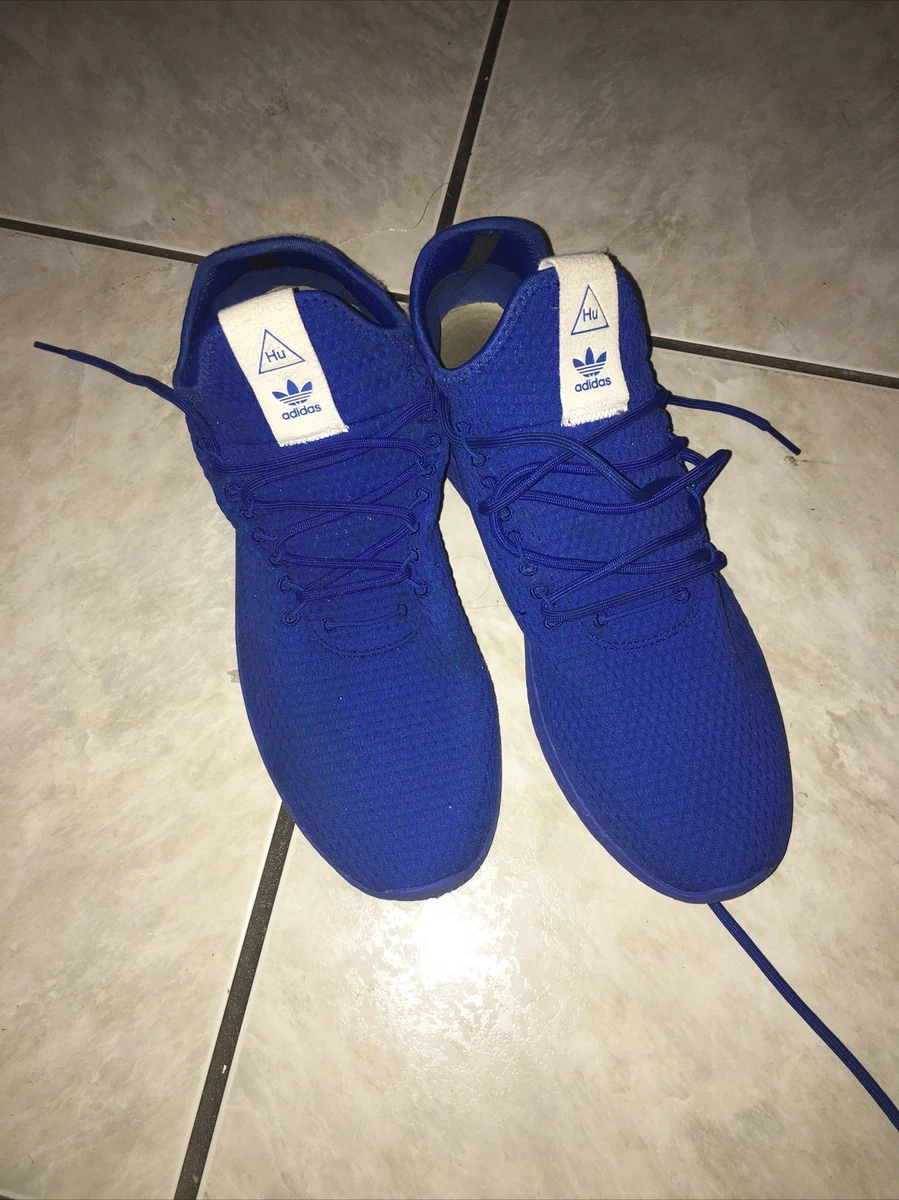 adidas Pharrell Williams Hu Solid Blue Mens sz 12 used