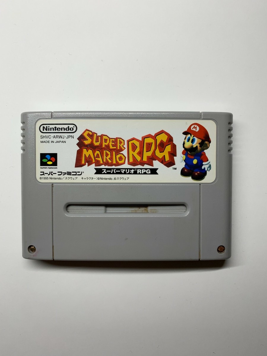 Super Mario RPG Sur Super Famicom - Jeu Complet, Bon état, Version Japonaise