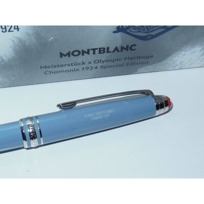 New Montblanc Olympic Heritage Chamonix 1924 Classique Blue