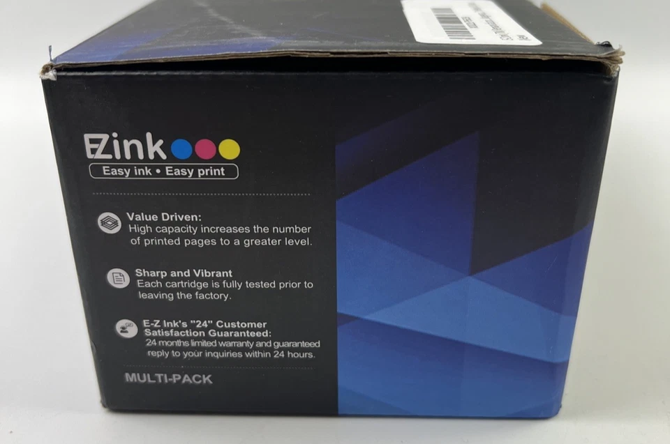 EZInk Set, 252XL Compatible Unopened 3 Black, 2 Yellow, Cyan and Magenta - Image 3 of 4