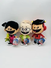 Xavier Riddle and The Secret Museum Plush Dolls Set Yadina Brad PBS Kids Tags