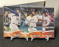 Jon Singleton 2014 Topps Future is Now insert cards FN-JS1, JS2 & JS3 rookie