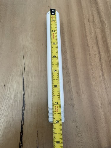 Modern Forms ceiling fan downrod-matte white-8” length- 3/4” diameter - Picture 2 of 2