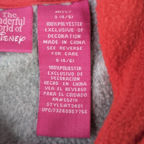 Disney Girls Sherpa Mickey Mouse Hoodie Missy S (4/6) Disney World - Picture 8 of 16