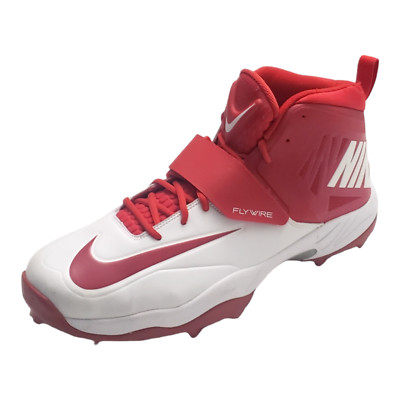 Nike Zoom Code Elite 3/4 TD Flywire Shark Lineman Football Cleats Red Size 17