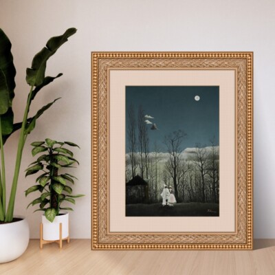 Henri Rousseau: Karnevalsabend. Fine Art Giclée Museum Geschenk Druck
