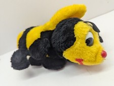 Vintage 1970s Bumblebee Plush Bee 12"   Soft Stuffed Toy, Cozy Retro Collectible