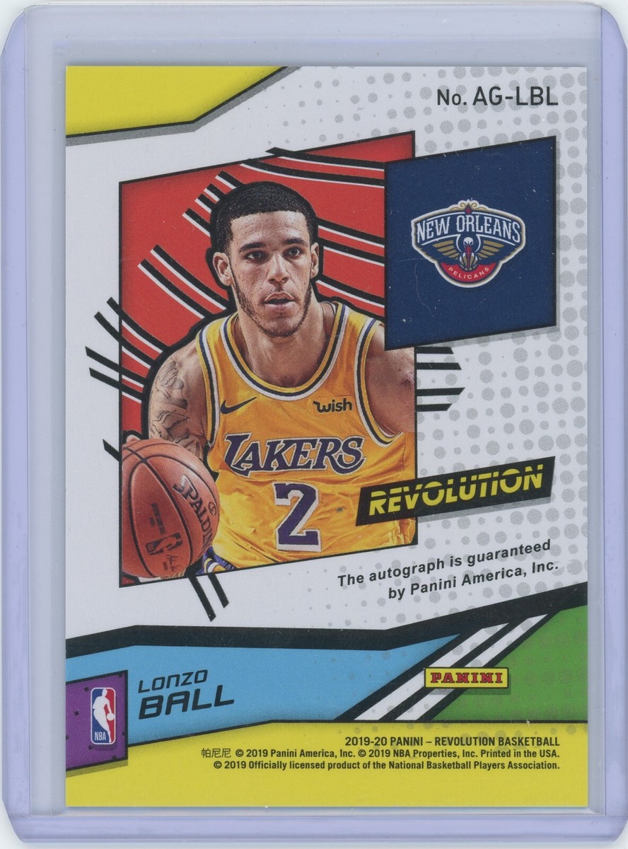 1円スタート】LONZO BALL AUTOGRAPH CARD 2019-20 PANINI REVOLUTION