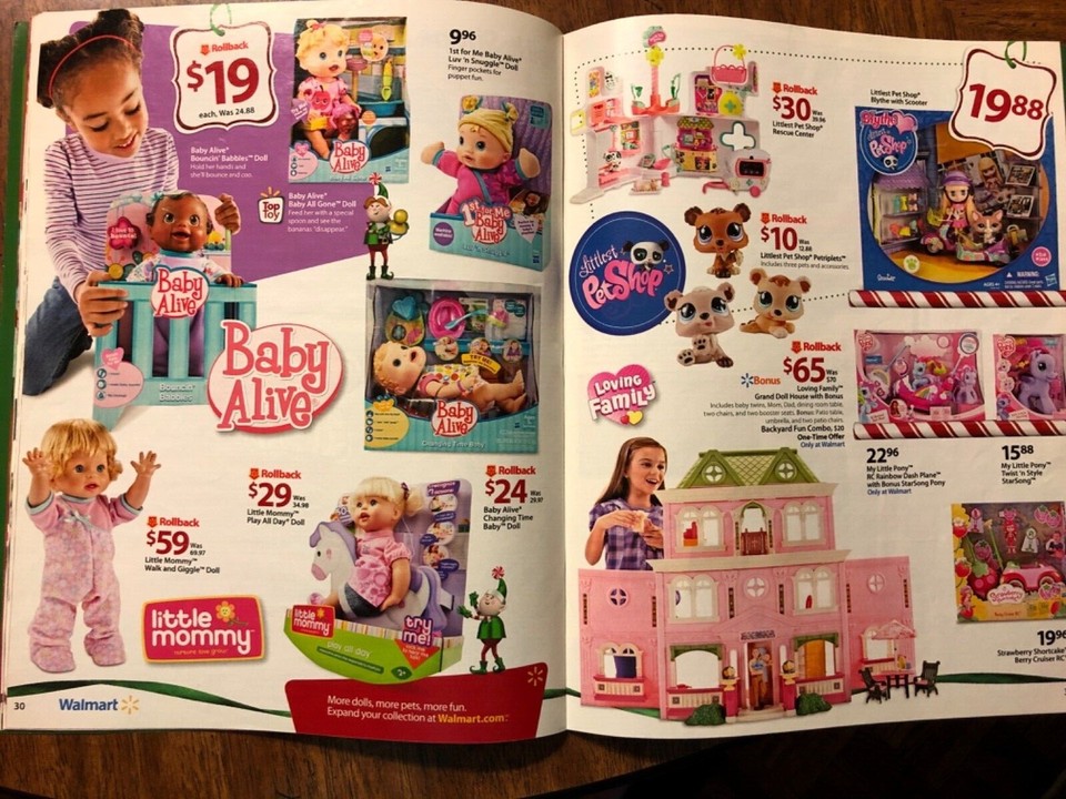 Walmart Toyland Catalog 2010 51 pages illustrated eBay