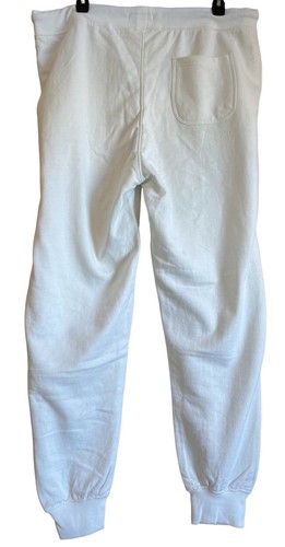Kenneth Cole Joggers Mens 4X White Black Logo Sweatpants Athleisure Workout NWT - Picture 8 of 11