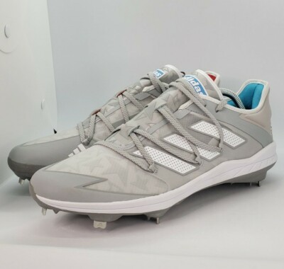 Adidas Adizero Grail 2.0 'Stars' Baseball Cleats Stone/Red Mens Size 13.5 EH2371