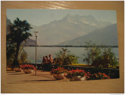 MONTREUX Le Quai Fleuri Dents Du Midi Mountain Mountains Castle Cancel 1966 Stoc
