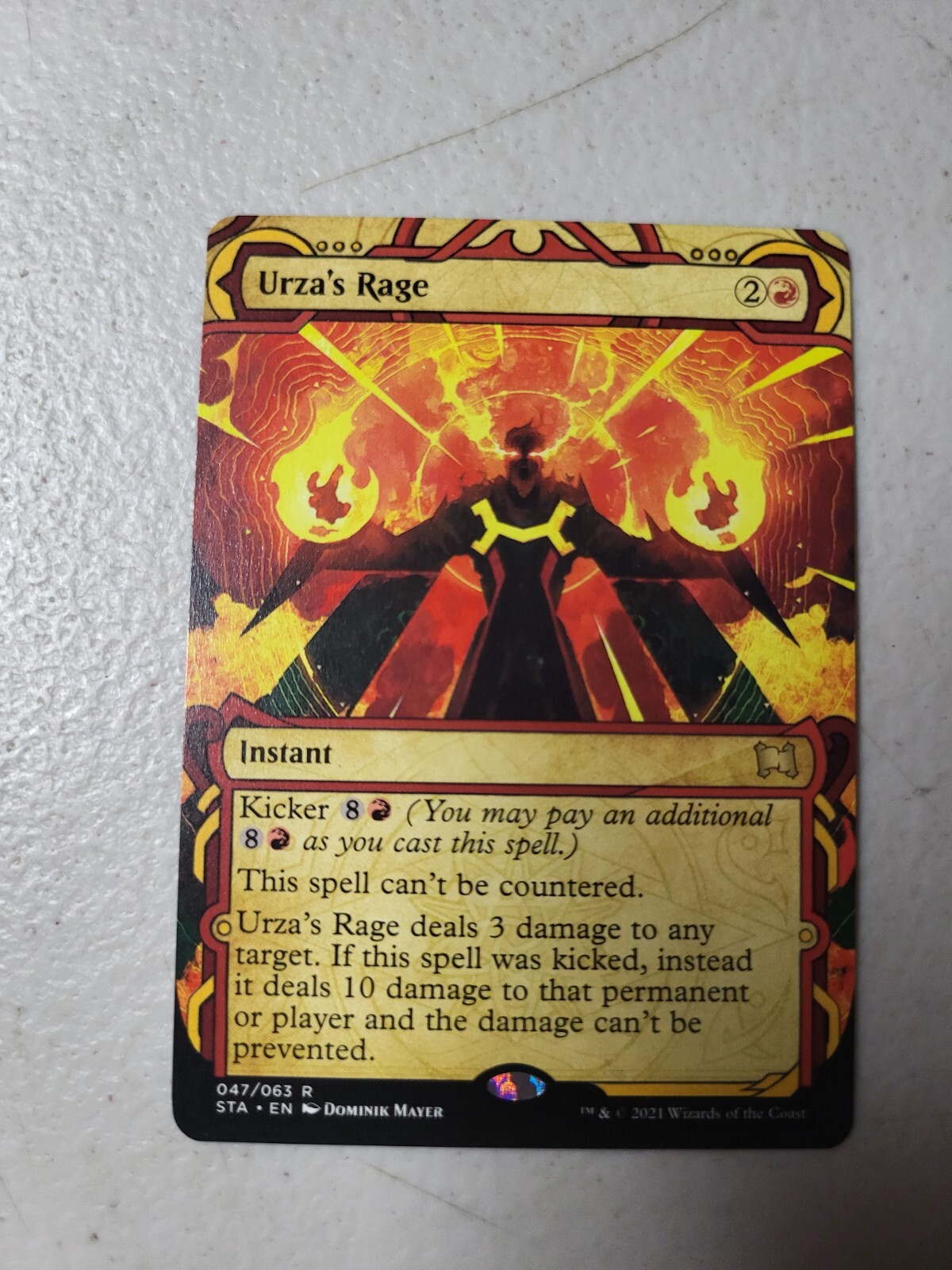 1x Urza's Rage Strixhaven Mystical Archives 047/063 ENG mtg LP Free Shipping