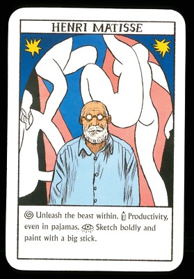 1 x Karte von Henri Matisse - Maler - A01