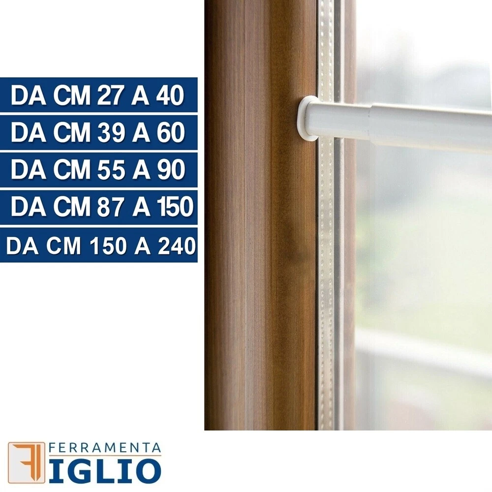 Asta per tende in acciaio inox 20mm | ® Online-Shop