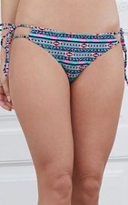 NWOT WOMENS BILLABONG GEO DELIGHT BAIRRITZ BIKINI BOTTOM 35 M Go Green