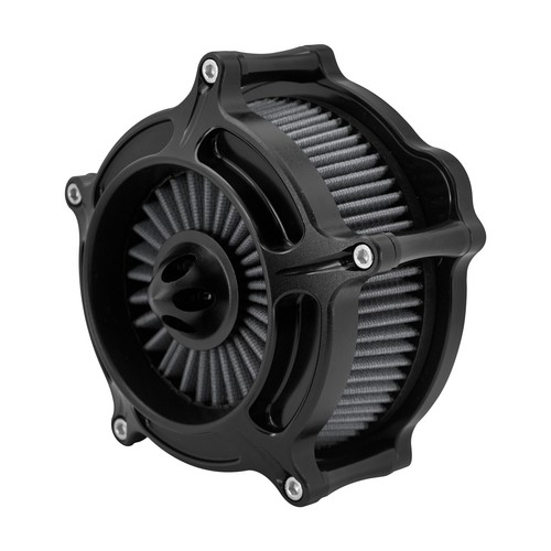 Matte Black Turbine Air Filter Gray Intake For Harley Sportster 883 1200 04-2022 - Picture 11 of 15