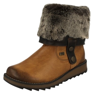 Ladies Remonte All Weather Warmlined Boots: D8874