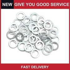 Universal Oil Crush Washers Drain Plug Gaskets 12mm ID 19.7mm OD Pack of 50