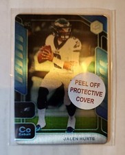 2020 Panini Elements RC Jalen Hurts 8/27 Cobalt Blue Eagles Metal Card