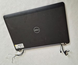 Dell Latitude E7250 Touchscreen Komplettmontage mit Kabeln Scharniere und Abdeckung
